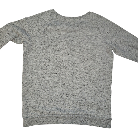 Maison Scotch La Femme Selon Marie Gray Black Rouge Sweatshirt Sz 2 US M Sweater - Picture 9 of 14